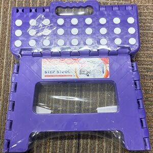 Purple Folding Step Stool
